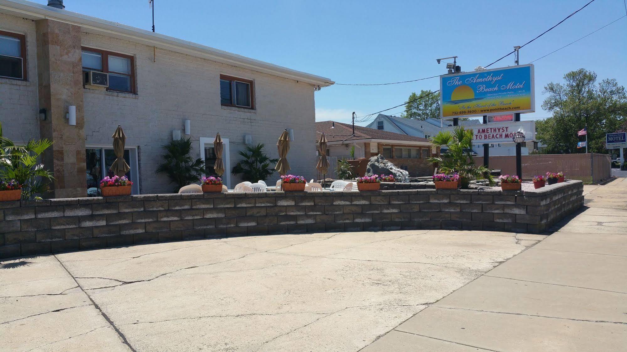 The Amethyst Beach Motel Point Pleasant Beach Exteriör bild