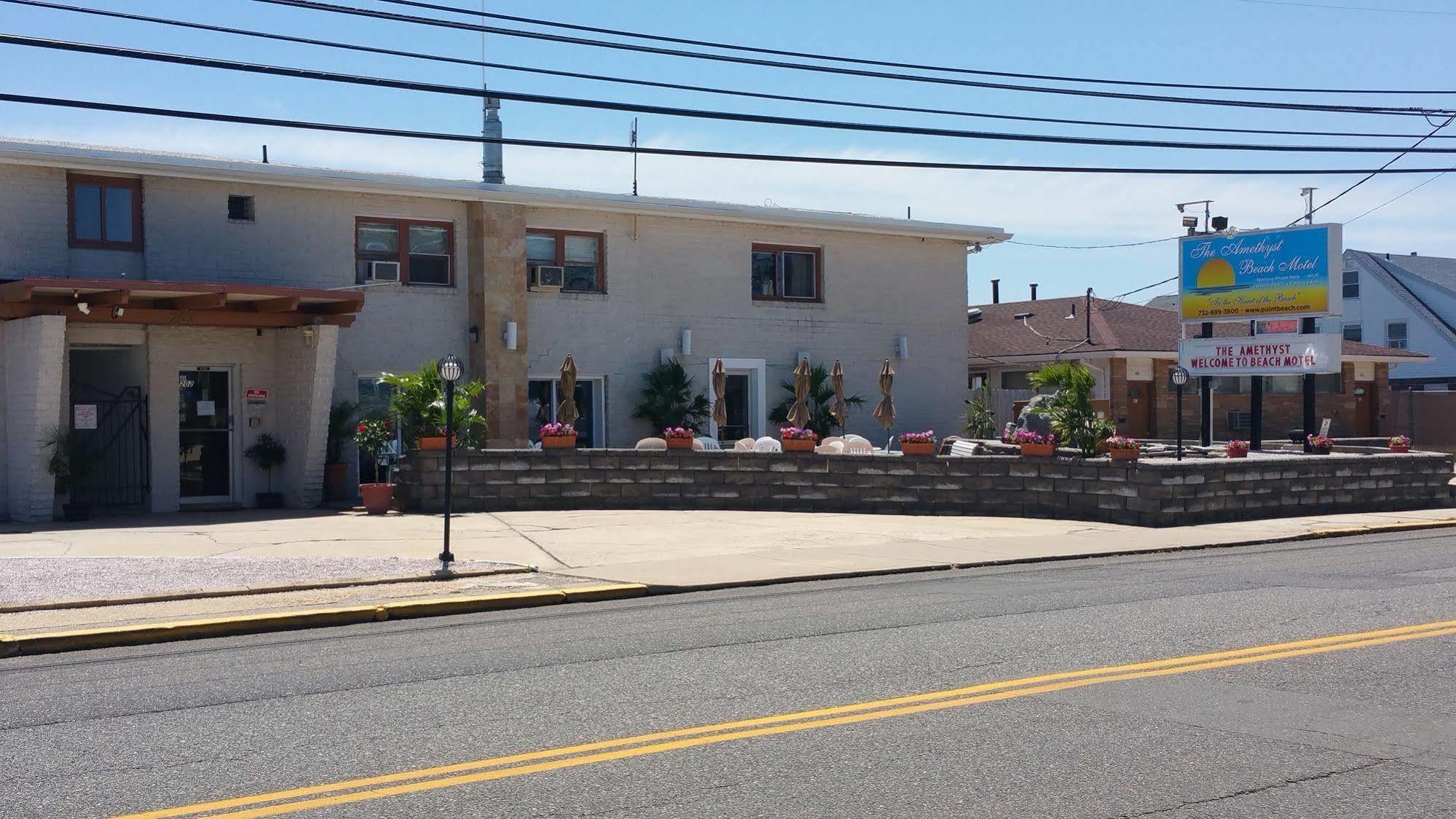 The Amethyst Beach Motel Point Pleasant Beach Exteriör bild