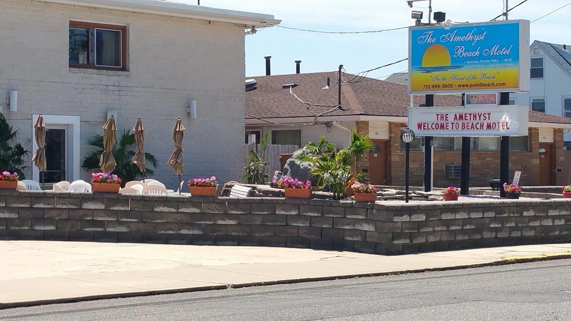 The Amethyst Beach Motel Point Pleasant Beach Exteriör bild