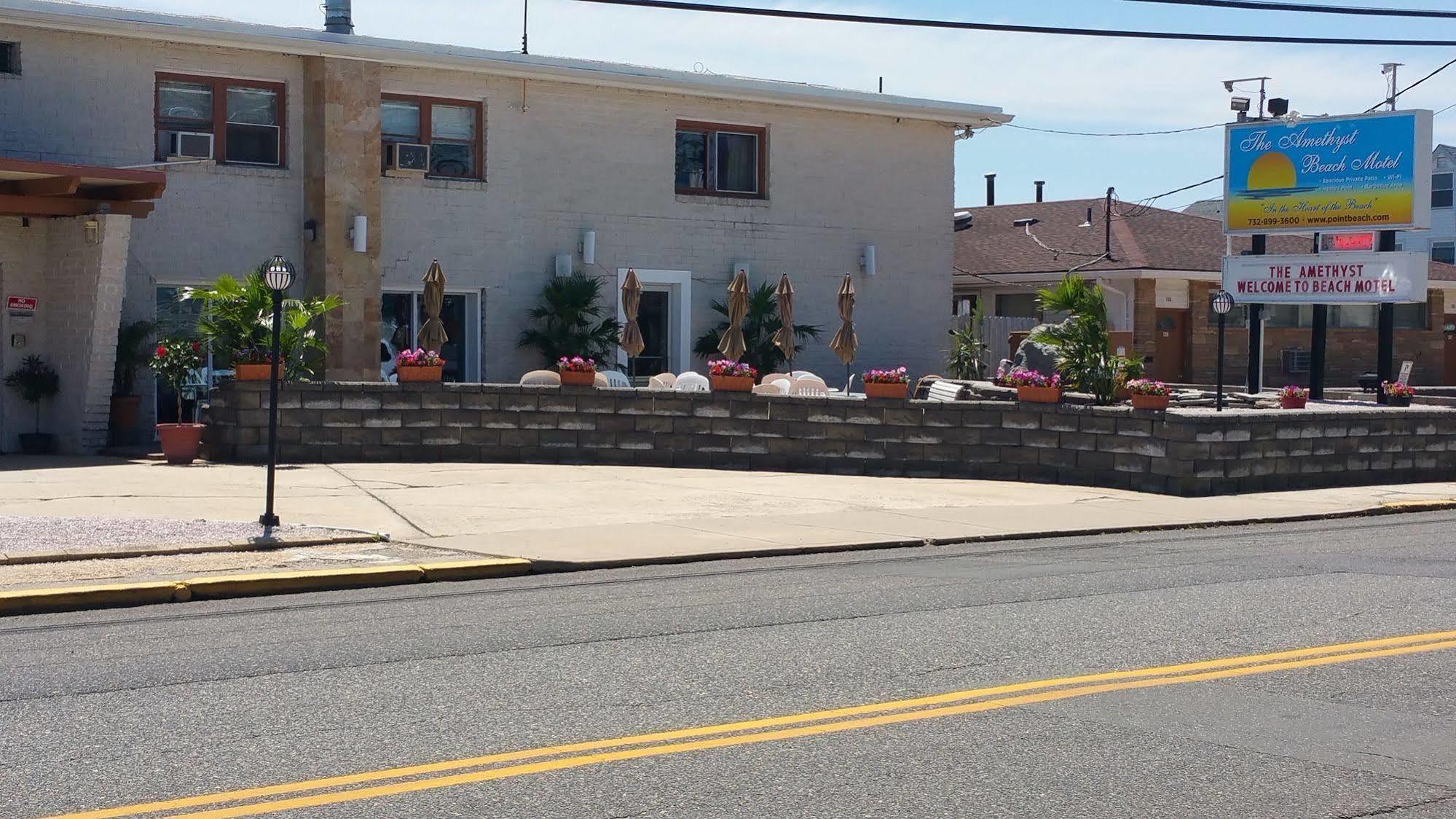 The Amethyst Beach Motel Point Pleasant Beach Exteriör bild