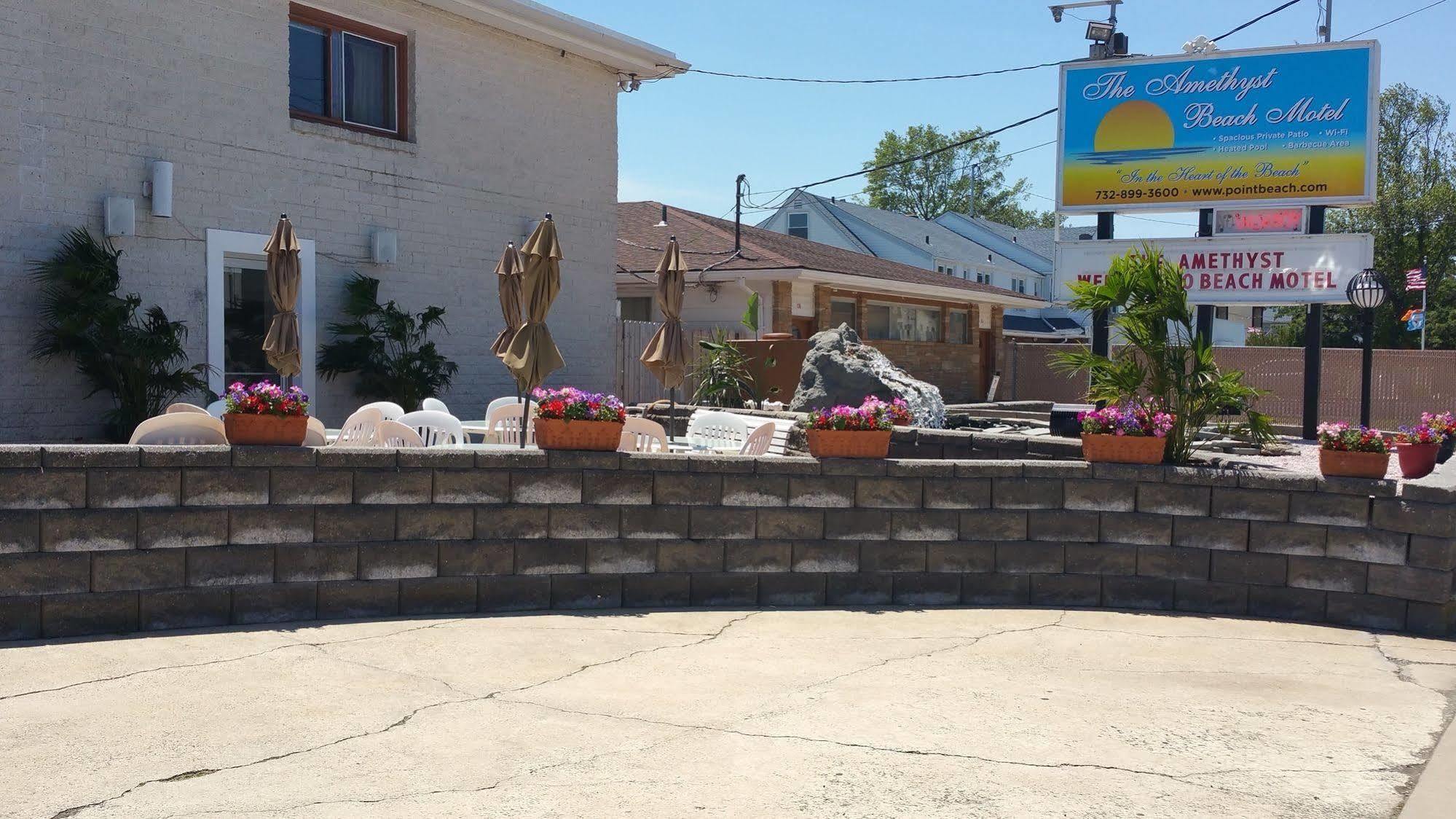 The Amethyst Beach Motel Point Pleasant Beach Exteriör bild