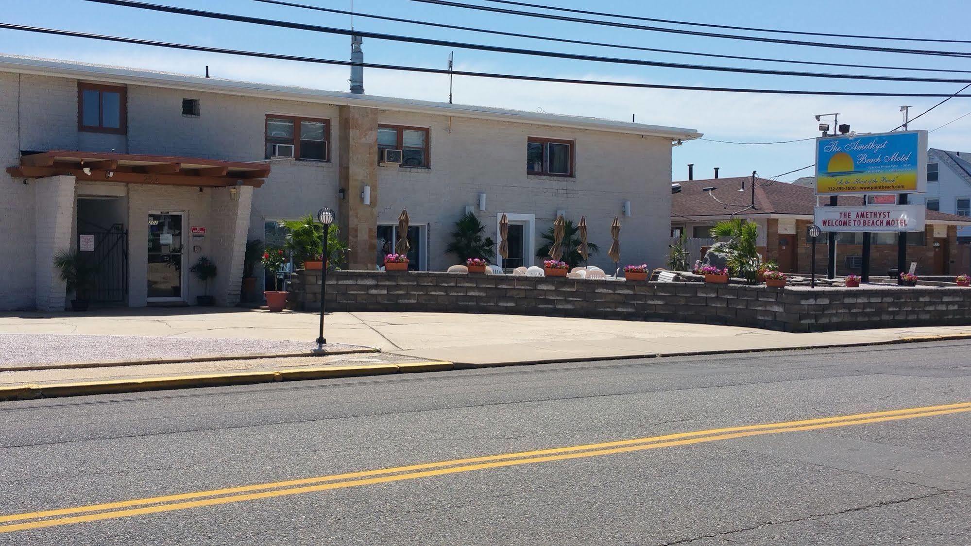 The Amethyst Beach Motel Point Pleasant Beach Exteriör bild